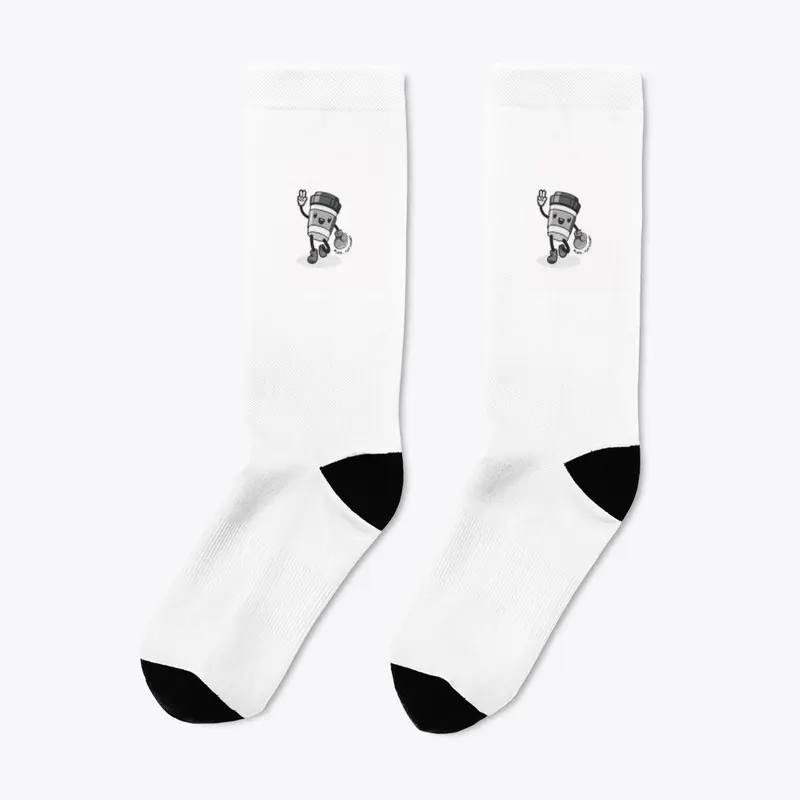 Black Two Sugars Socks